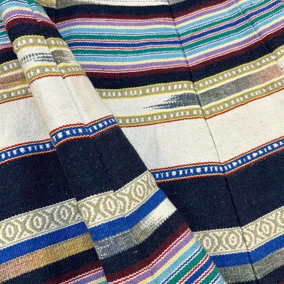 Chloe Oliver multicolored striped canvas skater skirt - Picture 5 of 6